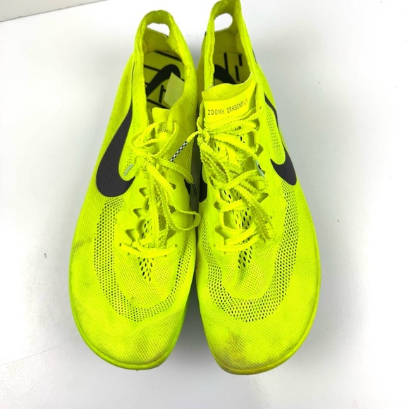 Nike ZoomX DragonFly Volt Black Racing Running Track Shoes Men’s 12.5 DR9922 700 - Picture 2 of 7